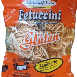 Home fetuccini natural pasta con zanahoria y lecitina de soja